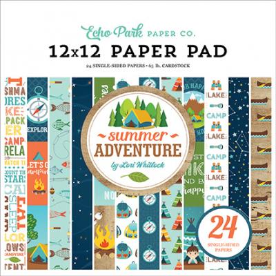 Echo Park Summer Adventure Designpapier - Paper Pad